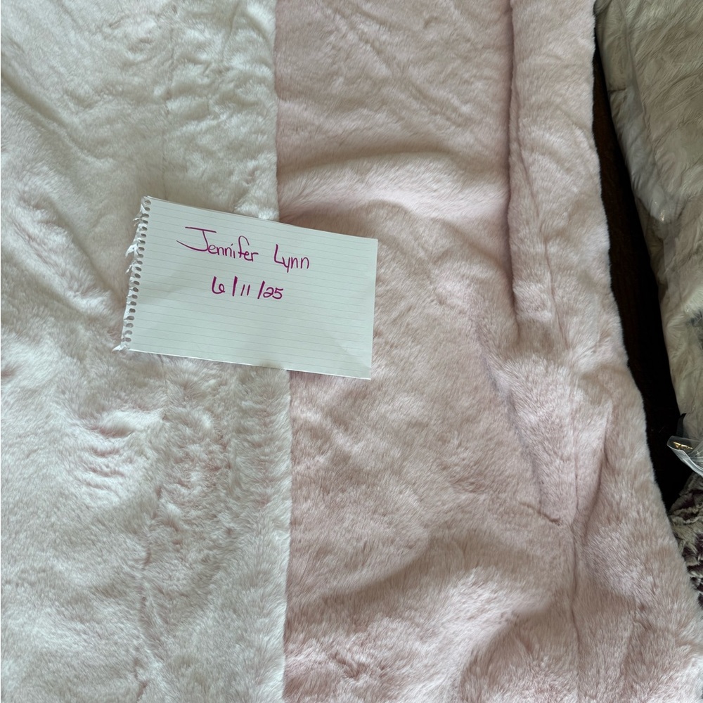 Luxurious Pink Minky Blanket